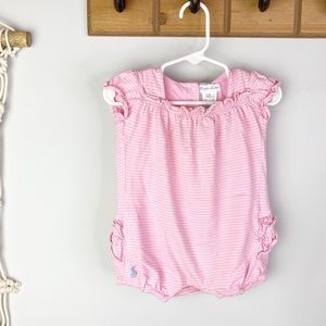 Ralph Lauren Baby Girl Pink Onesie
